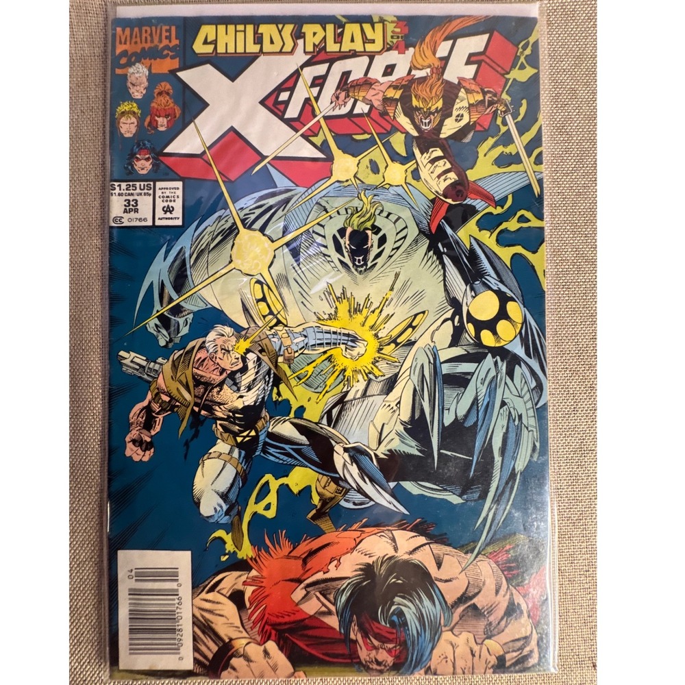 Marvel Comics X-Force 33 April 1994 Childs Play Part 3 Cable Warpath Tony Daniel